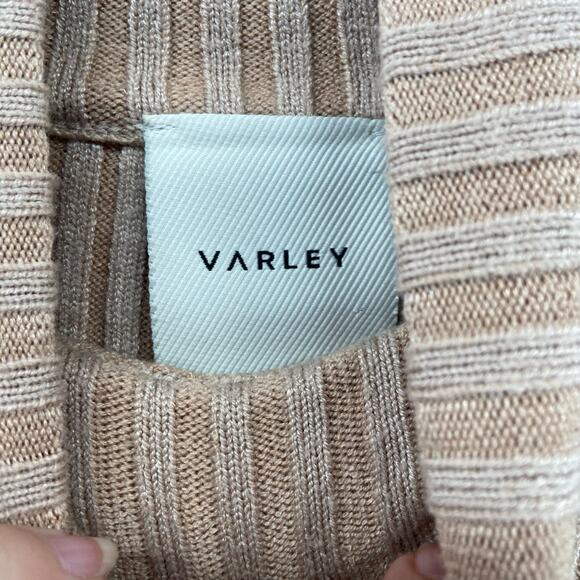 Varley Mayfair Mock Neck Ribbed Knit Sweater Size XS - Picture 3 of 7